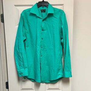 Kenneth Cole Turquoise Dress Shirt